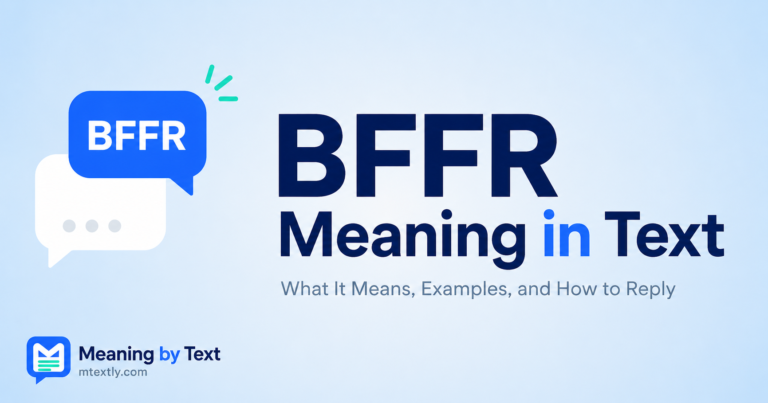 BFFR Meaning in Text
