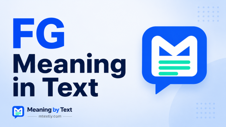 FG Meaning in Text