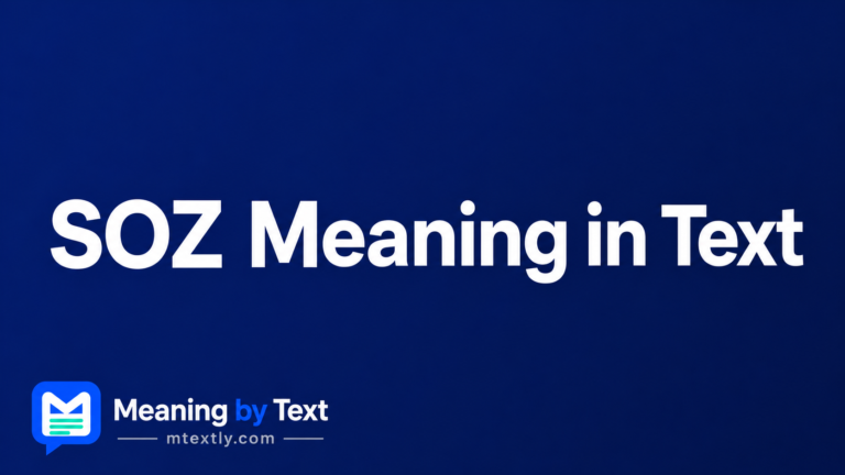 SOZ Meaning in Text