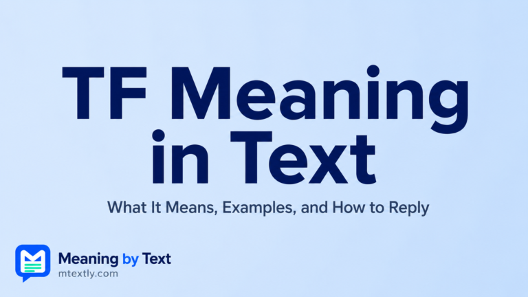 TF Meaning in Text
