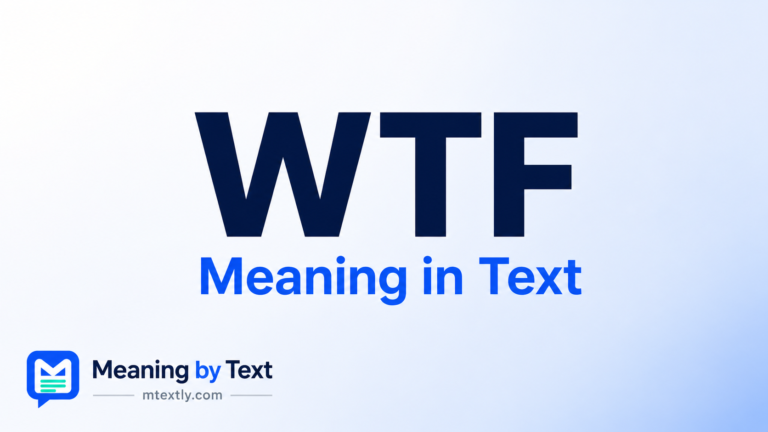 WTF Meaning in Text