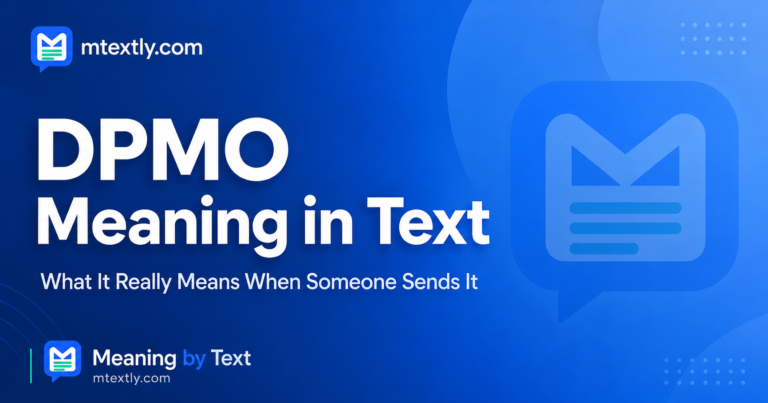 DPMO Meaning in Text