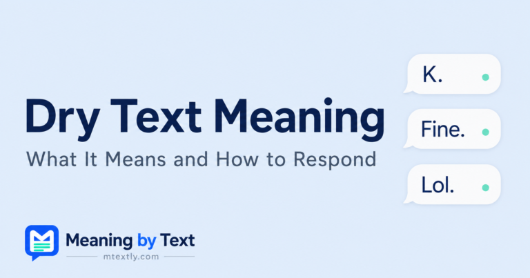Dry Text Meaning
