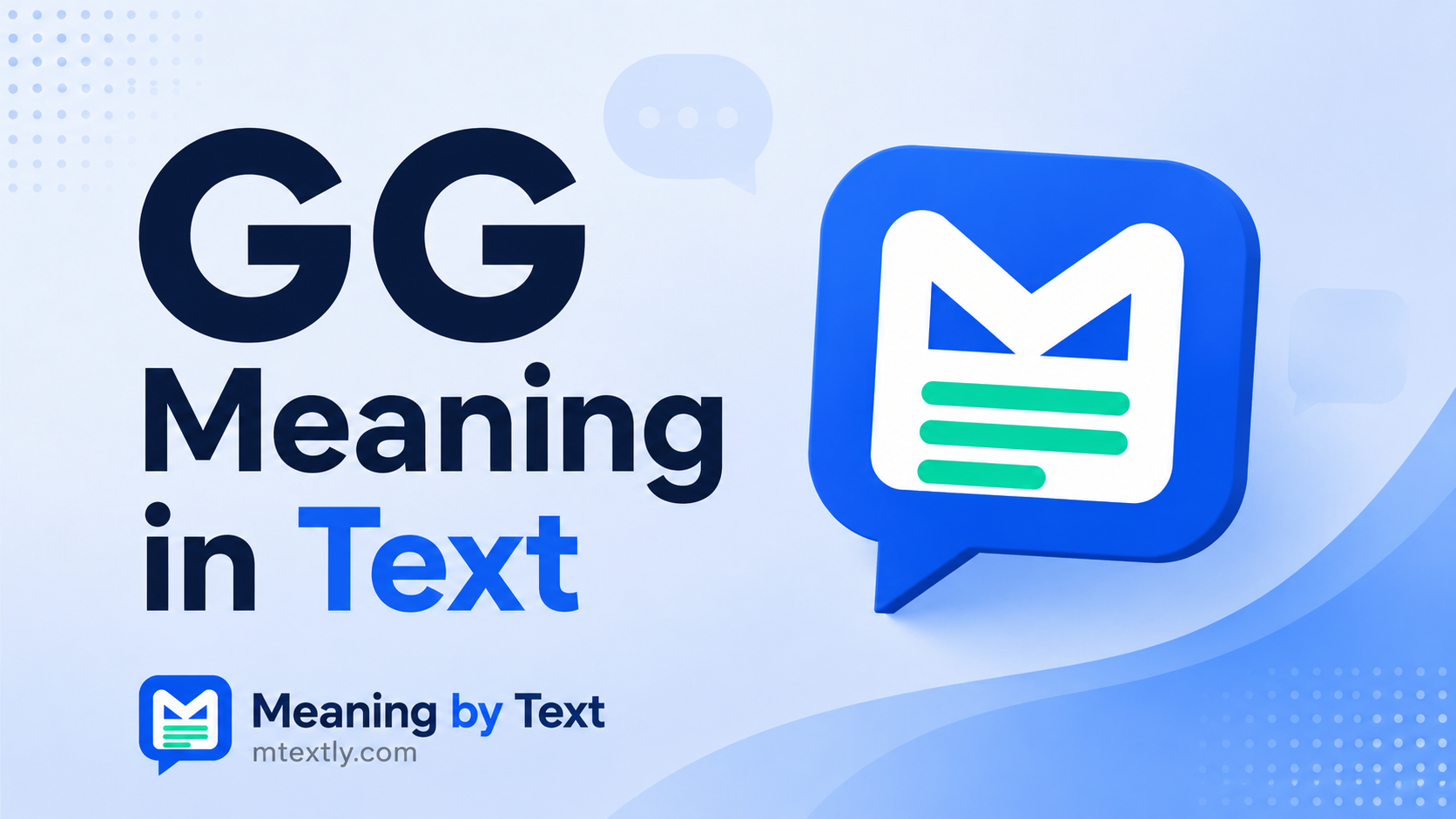 GG Meaning in Text