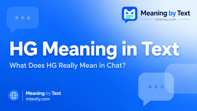 HG Meaning in Text