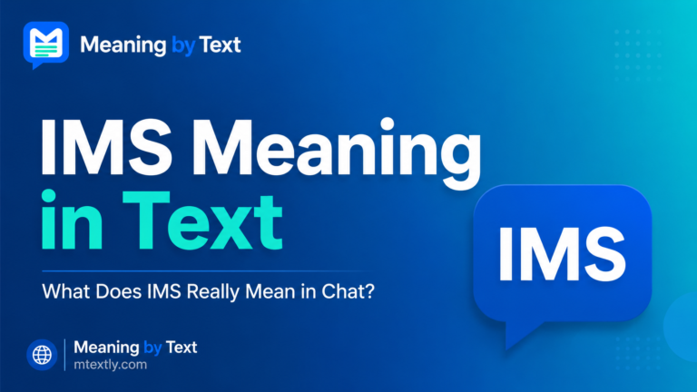 IMS Meaning in Text