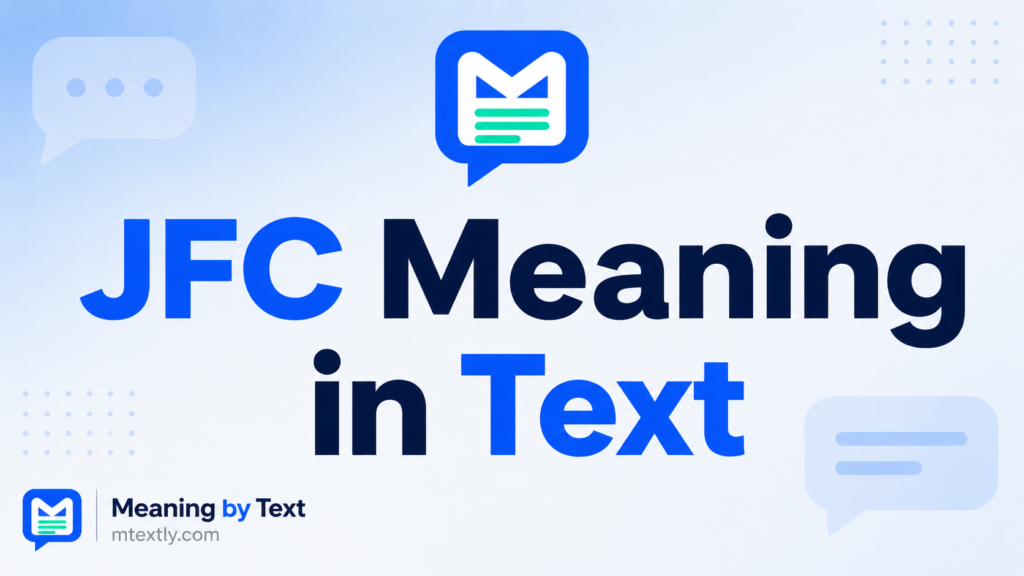 JFC Meaning in Text