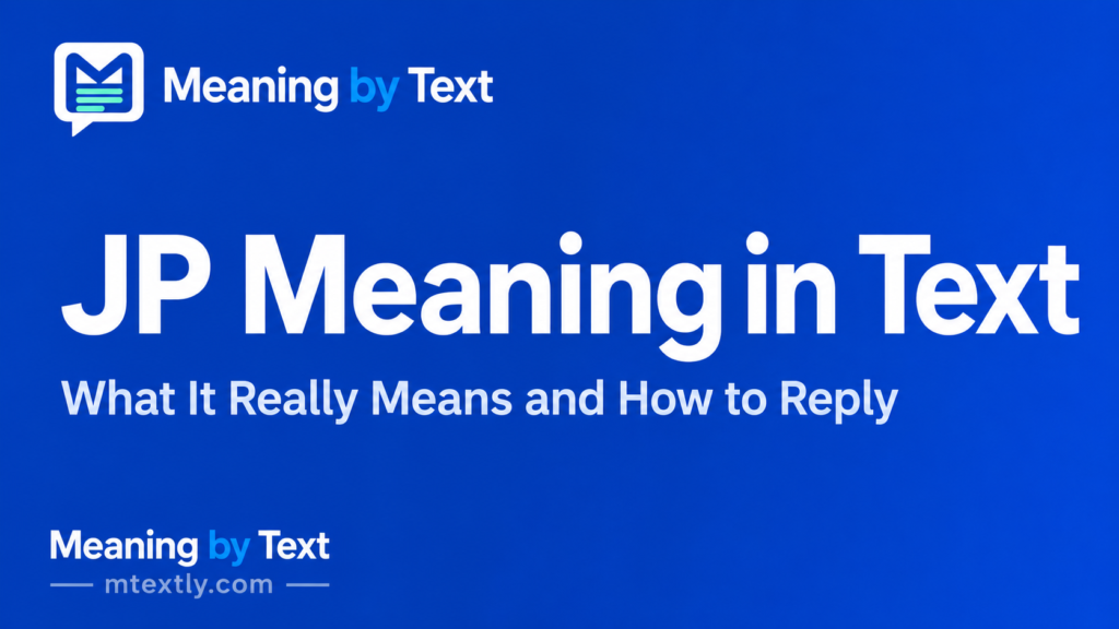 JP Meaning in Text
