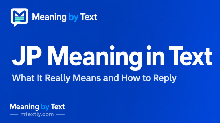 JP Meaning in Text