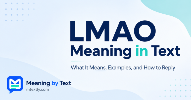 LMAO Meaning in Text