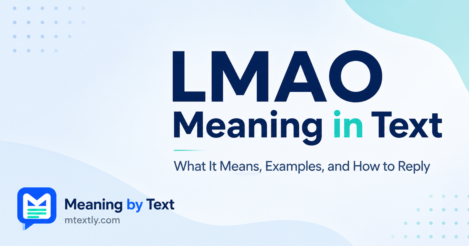 LMAO Meaning in Text