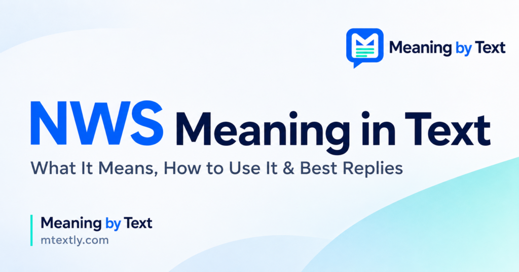 NWS Meaning in Text