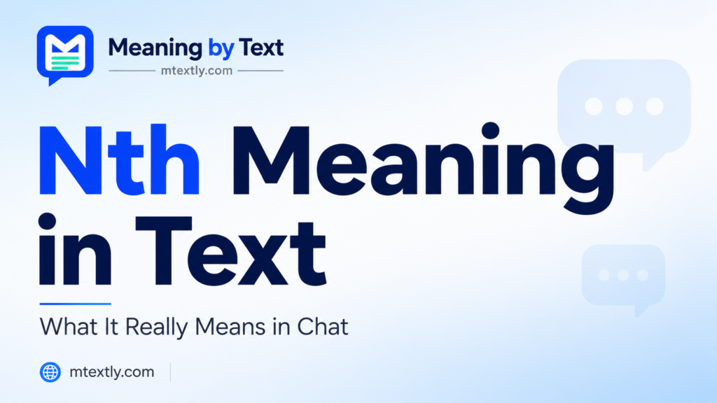 Nth Meaning in Text