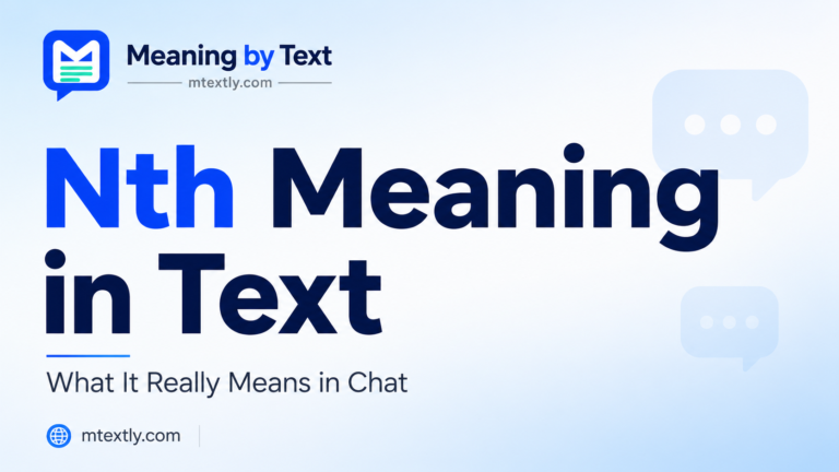 Nth Meaning in Text