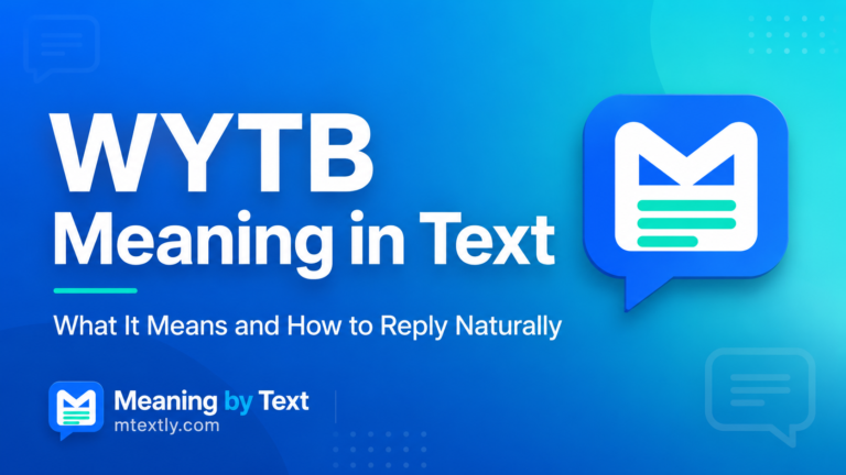 Wytb Meaning in Text