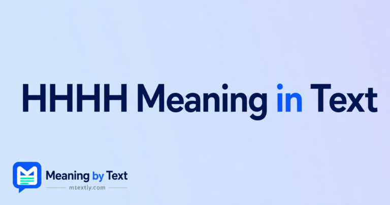 HHHH Meaning in Text