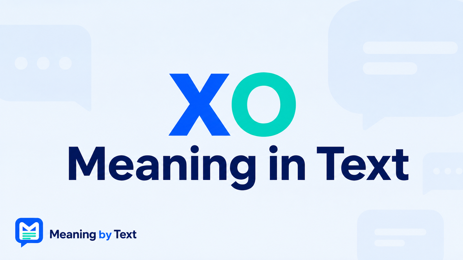 XO Meaning in Text